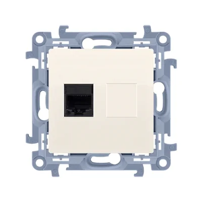 SIMON 10 Computer socket RJ45 category 5e cream