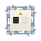 SIMON 10 Fibra ottica singola/presa ottica, crema