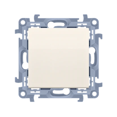 SIMON 10 Interruptor (módulo) unipolar 10AX 230V crema