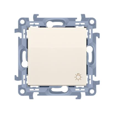 SIMON 10 pulsante "luce" (modulo) 10AX 230V crema