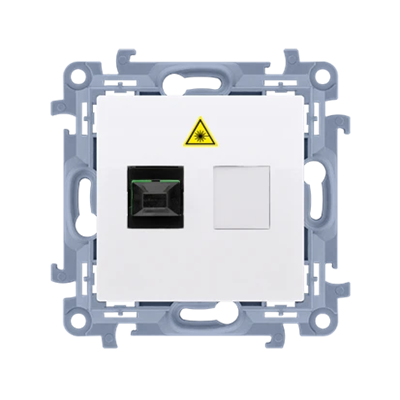 SIMON 10 Single fiber / optical socket white