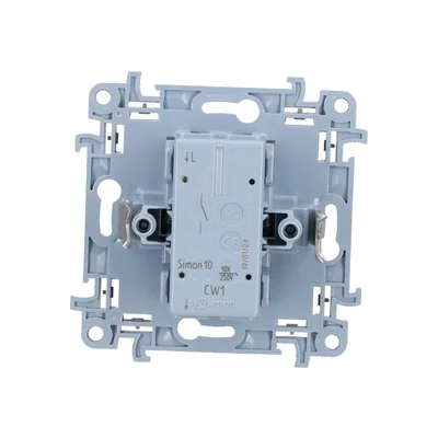 SIMON 10 Single pole switch (module) 10AX 230V white