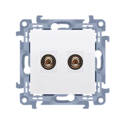 SIMON 10 Single speaker socket white