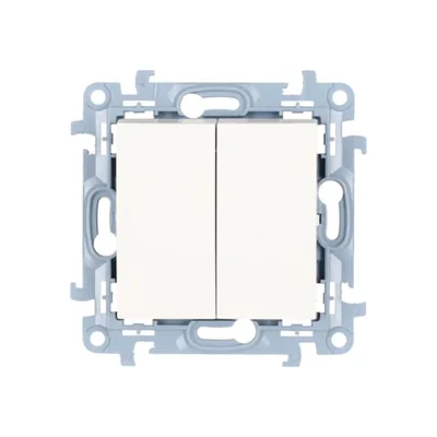 SIMON 10 Svícnový spínač (modul) 10AX 230V bílý