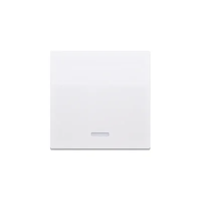 SIMON 10 Tecla única con ventana para interruptores y pulsadores iluminados en blanco