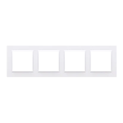 SIMON 10 Universal 4-fold frame, horizontal and vertical, white