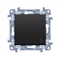 Simon 10 WC-D1XXXXC-01-49XX Bell button (module) 10AX, 250V~, quick connectors; black
