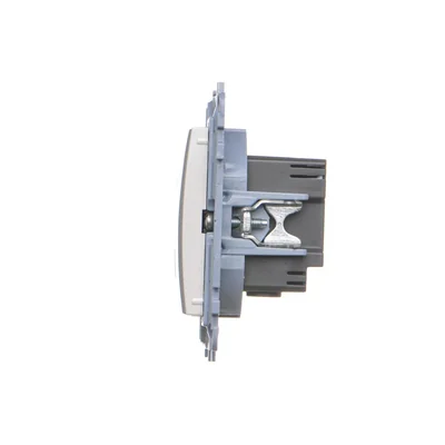 Simon 10 WC-EC2CAXXX-01-11x Nabíječka 2xUSB C+A (modul), Σ3.1 A RYCHLÉ NABÍJENÍ, 5V DC, 230V; bílá Náhrada po ukončení výroby: CEC2CAQ.01/11