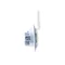 Simon 10 WC-GZ1BCxxx-01-11x Steckdose mit Erdung für IP44-Ausführung mit Dichtung – Klappe in der Farbe des Deckels (Modul), 16 A, 250 V~, Schnellverbinder; weiß