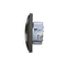 Simon 10 WC-GZ2XXXX-01-49XX Double socket with grounding, monobloc, 16A, 250V~, screw terminals; black *Complete - not for frames