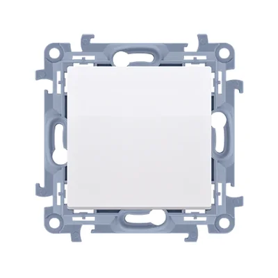 Simon 10 WC-P1XXXXC-01-11XX Bouton sans pictogramme (module) 10AX, 250 V~, connecteurs rapides ; blanc