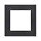 Simon 10 WC-R1xxxxxxx-49xx Single frame - universal horizontal and vertical; black