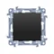 Simon 10 WC-W1XXXXC-01-49XX Einpoliger Schalter (Modul) 10AX, 250V~, Schnellverbinder; schwarz