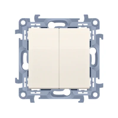 Simon 10 WC-W5XXXXC-01-41XX Interruptor de vela (módulo) 10AX, 250V~, conectores rápidos; color crema