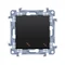 Simon 10 WC-W6x2xxx-01-49xx Interruttore doppio per scale (modulo) 10AX, 250V~, morsetti a vite; nero