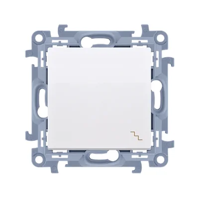 Simon 10 WC-W6XXXXC-01-11XX Łącznik schodowy (moduł) 10AX, 250V~, szybkozłącza; biały