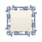 Simon 10 WC-W6XXXXC-01-41XX Staircase switch (module) 10AX, 250V~, quick connectors; cream