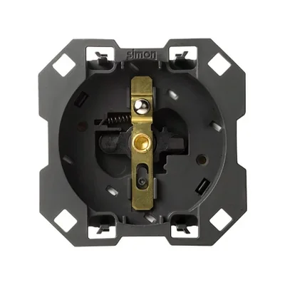 Simon 100 W100-10000458x-039 Socket with grounding (mechanism, without mounting frame) 16A, 250V~, 1click