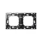 Simon 100 W100-10000920x-039 2-fold mounting frame! Mounting to the box only with screws