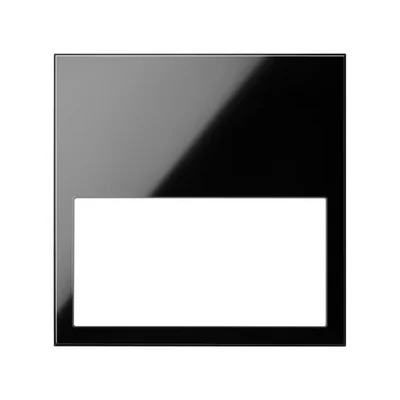 Simon 100 W100-10001610x-138 Minimal frame, 1-fold; black