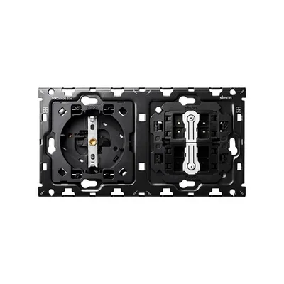 Simon 100 W100-10010204x-039 2cestná sada: zásuvka + 2 schodišťové spínače Do vyprodání zásob