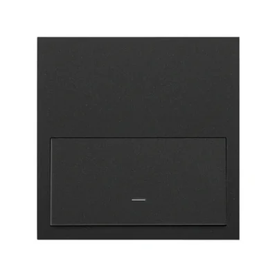 Simon 100 W100-10020101x-238 Single panel: 1 key; matt black While stocks last