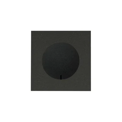 Simon 100 W100-10020190x-238 Panel 1-krotny IP44: 1 gniazdo zasilające; czarny mat
