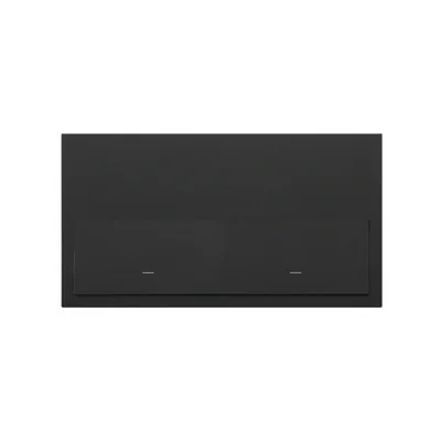 Simon 100 W100-10020201x-238 Dvoudílný panel: 2 klíče; matná černá Do vyprodání zásob