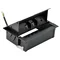 Simon 480 TS48-730E20B00-44 Couvercle 2 prises de type E + chargeur USB type A+C ; câble de 10 cm ; noir