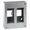 SIMON 500 2-module surface-mounted housing 4xK45 stainless steel