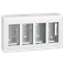 SIMON 500 4-module surface-mounted housing 8xK45 pure white