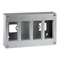 SIMON 500 4-module surface-mounted housing 8xK45 stainless steel