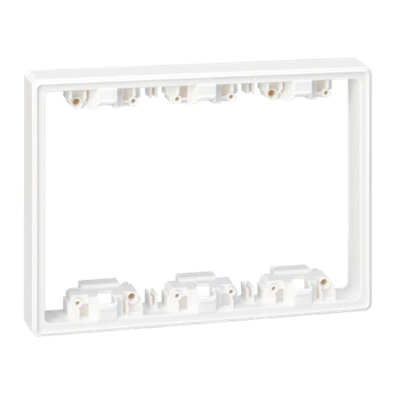 SIMON 500 Deepening element for 3-module enclosures pure white