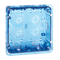 SIMON 500 scatola da incasso 2 moduli 4xK45 blu