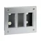 SIMON 5000 Metal flush-mounted housing, 3-module, 6xK45, complete
