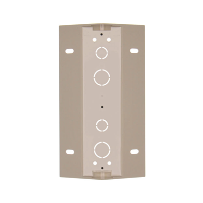 SIMON 54 2-gang cream surface-mounted corner box