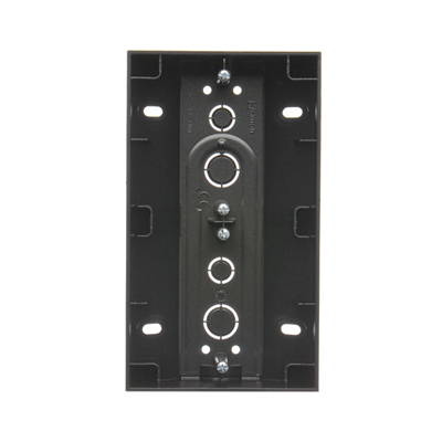 SIMON 54 2-gang metallised anthracite surface-mounted corner wall-mounted box
