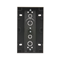 SIMON 54 2-gang metallised anthracite surface-mounted corner wall-mounted box