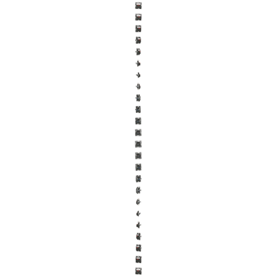 SIMON 54 2-way loudspeaker socket with description field, metallic anthracite