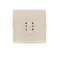 SIMON 54 Bascule simple avec oeillet pour interrupteurs/boutons lumineux or mat