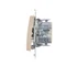 SIMON 54 Candlestick-Anschluss für IP44-Version (Modul) 10AX 250V-Schnellanschlüsse creme