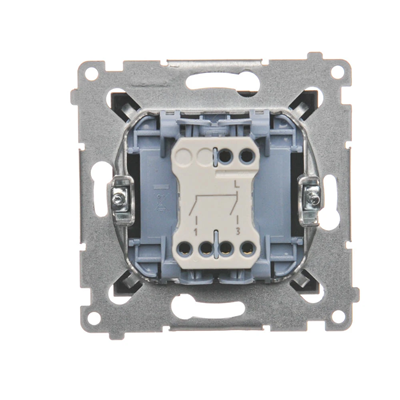 SIMON 54 Candlestick-Anschluss für IP44-Version (Modul) 10AX 250V-Schnellanschlüsse metallisiert anthrazit