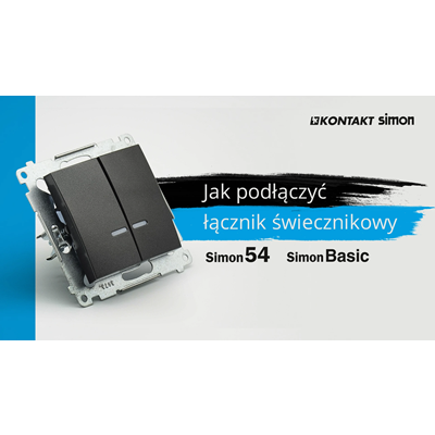 SIMON 54 Candlestick connector for IP44 version (module) 10AX 250V quick connectors cream