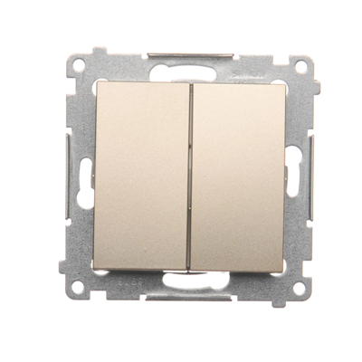 SIMON 54 Candlestick connector for IP44 version (module) 10AX 250V quick connectors golden matt metallized