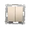 SIMON 54 Candlestick connector for IP44 version (module) 10AX 250V quick connectors golden matt metallized