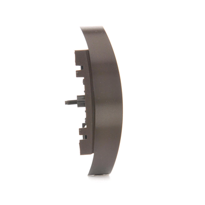 SIMON 54 Copertura per presa doppia con otturatori per serramenti PREMIUM, marrone opaco