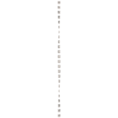 SIMON 54 Cover for a single socket outlet with ground silver mat