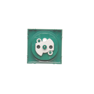 SIMON 54 Cover for a single socket outlet with grounding antibacterial green