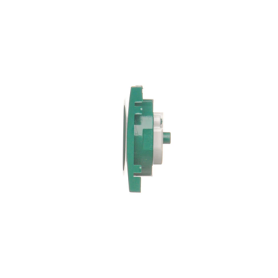 SIMON 54 Cover for a single socket outlet with grounding antibacterial green