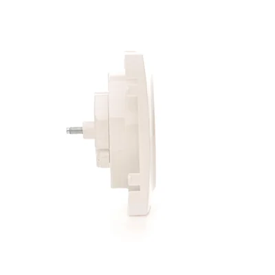 SIMON 54 Cover for a single socket outlet with grounding, white